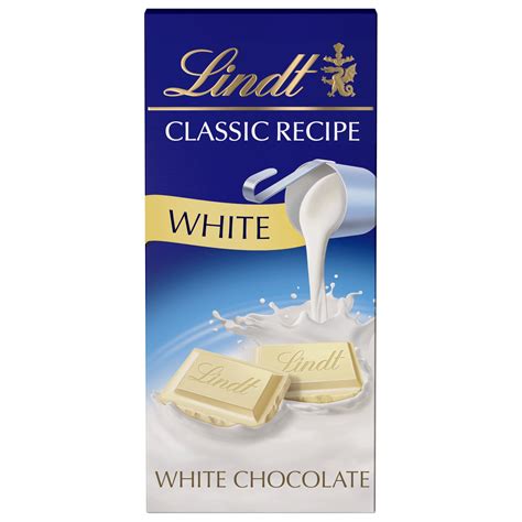 Lindt Classic Recipe White Chocolate Candy Bar