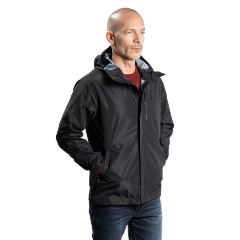 Tech Rain Jacket - Black | Peter Manning: Quality Clothes, Proper Fit ...
