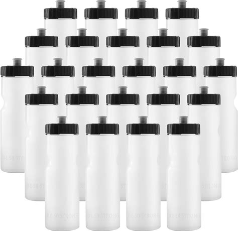 Amazon.com: 100 Pack bulk water bottles, 20oz water bottles in bulk ...