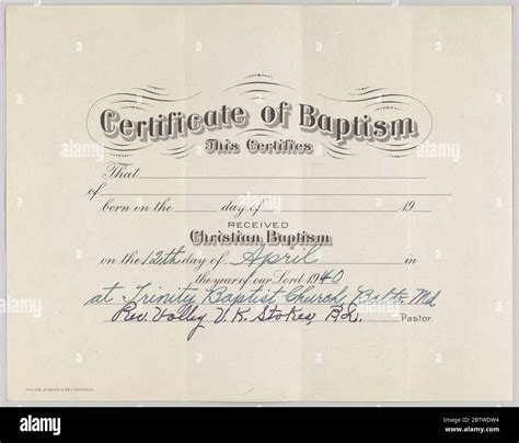 Baptismal Record Def at Andy Downey blog