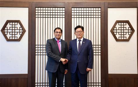 Ambassador Amit Kumar recently met Commissioner Ko Kwang-hyo, Head of ...