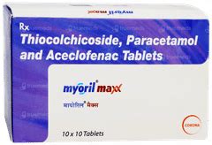 Myoril Maxx Tablet 10: Uses, Side Effects, Price & Substitutes