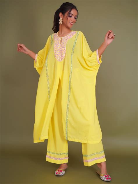 Yellow Kaftan Set – PTL
