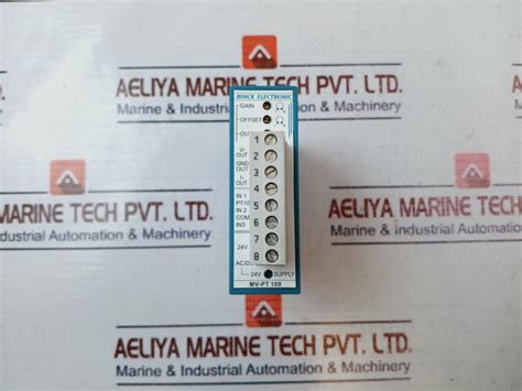 Rinck Mv-pt100 Measuring Amplifier 24V Ac/Dc – Aeliya Marine