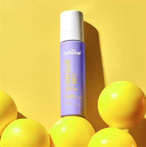 Sun Glaze Mist Face Sunscreen SPF 50 PA++++ Spray 1% Hyaluronic Acid ...