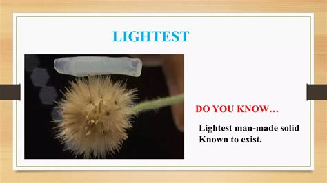 AEROGEL MATERIAL (Aerogel is a material of future. ) | PPT