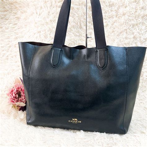 2024人気No.1の 【超美品】 コーチ トートバッグ レザー 大きめ 本革 スウェード ブラック 黒【希少】ETRO エトロ トートバッグ ...