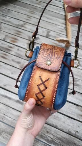 Image result for Pattern for Drawstring Leather Pouch