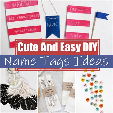 Name Tag Ideas For School - Free Printable Templates