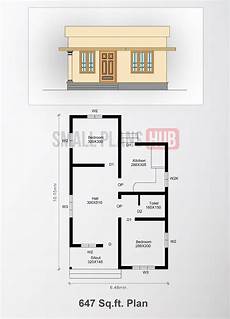 649 sqft low budget 2 bedroom home design four low budget small house plans from 490 sq ft 45 53 649 sqft low budget 2 bedroom home design four low budget small house plans from 490 sq ft 45 53