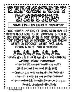 Image result for Expository Writing Graph