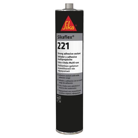 SIKA - Multipurpose adhesive sealant - Sikaflex 221 - White - Wide ...