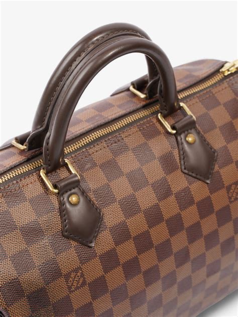 Louis Vuitton Speedy 30 Damier Ebene Coated Canvas | Luxe Collective