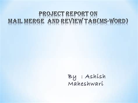 Image result for Mail Merge Process