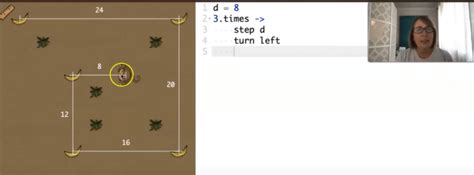 Code.org Lesson 6 Variables 的图像结果