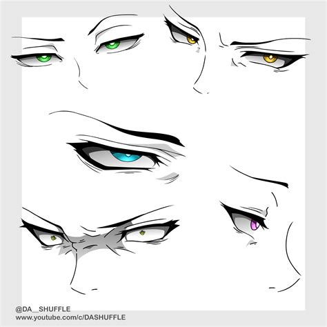 How To Draw Anime Eyes Angry