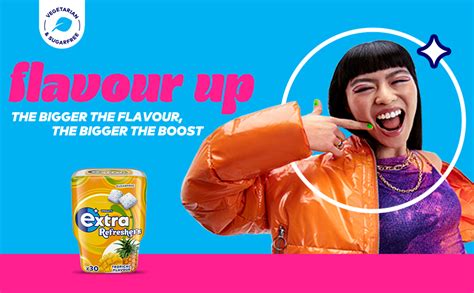 Wrigleys Extra Refreshers Sugarfree Chewing Gum Tropical Flavour Bottle ...