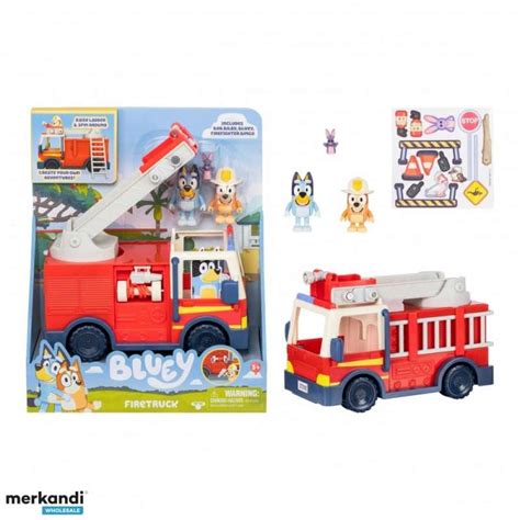 Bluey Fire Truck Figure Set - Poland, New - The wholesale platform ...