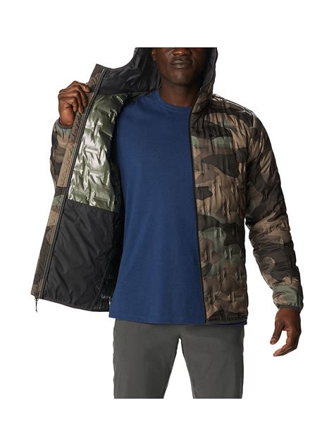 Buy Green Delta Ridge Down Hooded Jacket for Men Online at Columbia ...