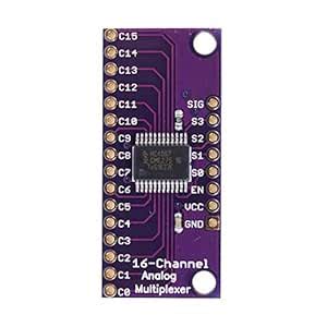 WHIZZO 5X(CD74HC4067 CMOS 16 CH Analog Digital MUX Breakout Board for ...