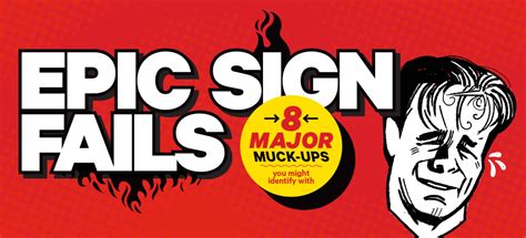 Epic Fails Signs