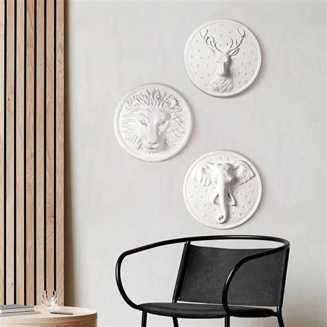 The Jungle Trio Resin Wall Art Decor (Set of 3) – The Artment