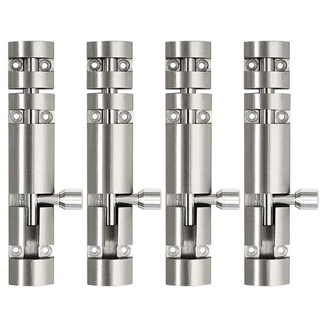 Aluminium Tower Bolt 4 inch, S.S. Finish (2) : Amazon.in: Home Improvement