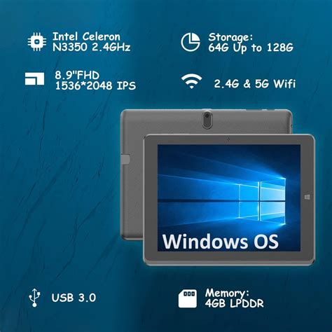 Buy 8.9 inch Tablet Computer Windows 11，Mini Laptop with Windows System ...