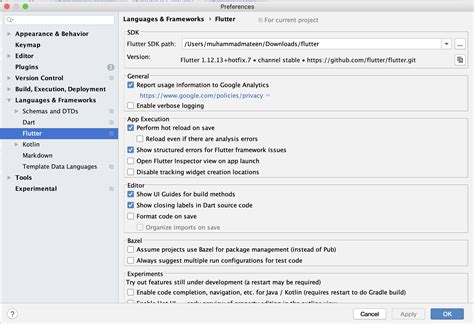 Flutter SDK Path Not Found Android Studio 2020.3 的图像结果