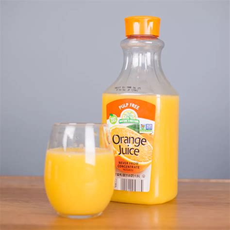Aldi’s Nature’s Nectar Pulp Free Orange Juice - By the Label