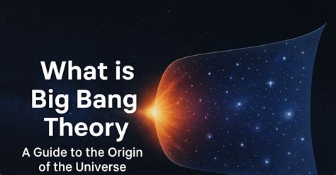 What is the Big Bang Theory? A Complete Guide to the Origin of the Universe