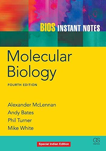 Buy BIOS INSTANT NOTES MOLECULAR BIOLOGY, 4TH EDN Book Online at Low ...