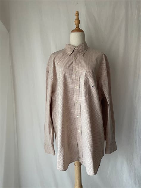NAUTICA check shirt【beige】 | chai_vintage