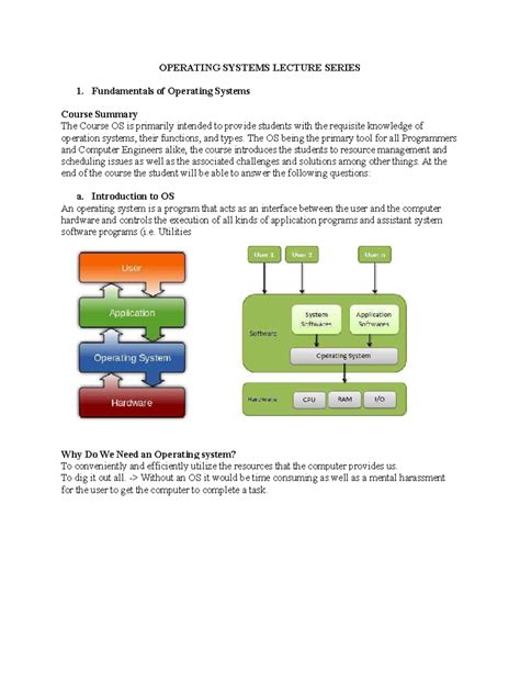 Computer Operating Systems Basics Lecture 1 的图像结果