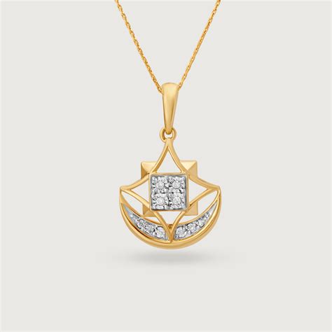 Heavenly Balance 14KT Diamond Pendant