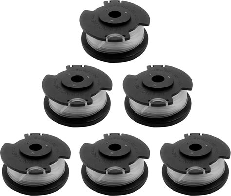 6pcs 0.065" 17ft Replacement Trimmer Spool Compatible with Hyper Tough,Weed Eater String Spool ...