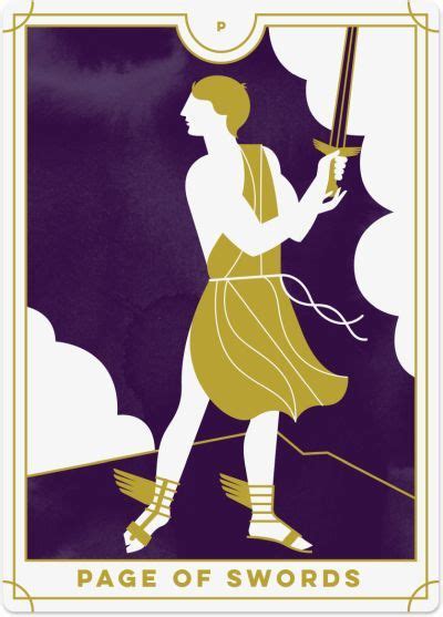 Page of swords tarot card meanings - Artofit