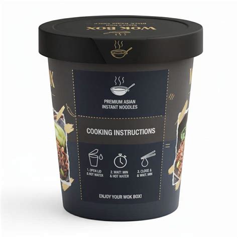 Premium Instant Noodle Cup Design for “Wok Box” Range by Kolee | Freelancer