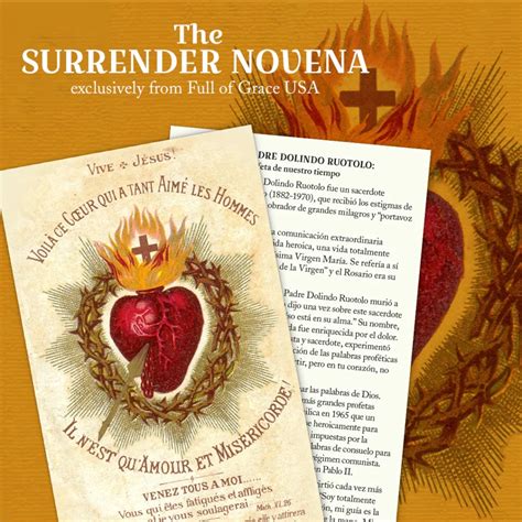Surrender Novena Surrender Novena Prayer Card | The Catholic Company®