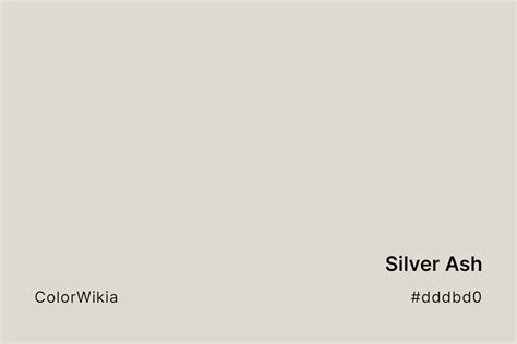 Image result for Silver Ash Color