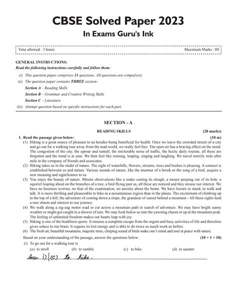 Image result for Sample Question Paper