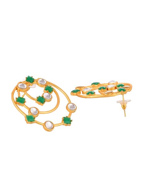 Buy Gold Plated Hoop Earring for Classic Look for Women Online at ...