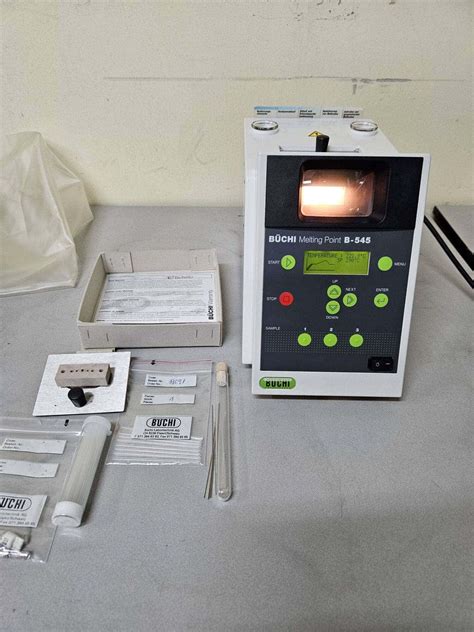 Büchi B-545 Melting Point Analyzer - LabMakelaar Benelux