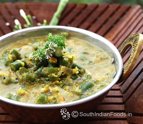 Beans kootu | Beans moong dal dry curry