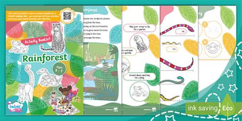 Rainforests Activity Booklet (Ages 5 - 7) (teacher made)