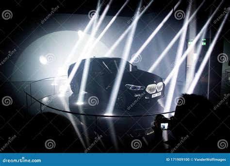 FRANKFURT, GERMANY - SEP 10, 2019: New BMW X6 Vantablack Car Showcased ...