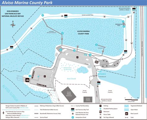 Alviso Marina County Park Maps | San Jose - Ontheworldmap.com