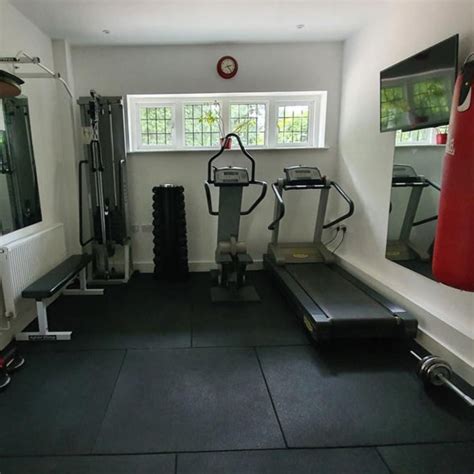 43MM PRO Rubber AntiShock Gym Flooring Tile