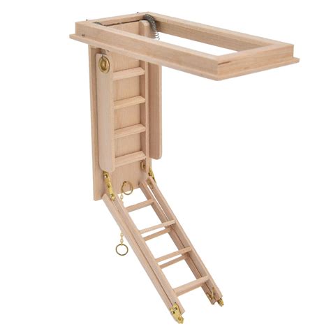 Buy Wooden Stairs, Dollhouse Stairs Fine Workmanship Simple ...