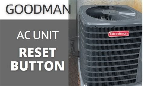 Goodman AC Unit Will Not Turn On 的图像结果